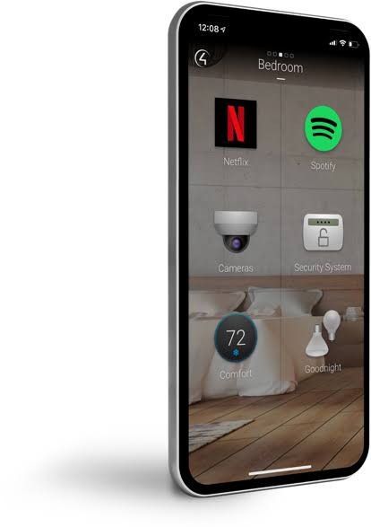 App Control4 para controlar la casa inteligente desde el smartphone